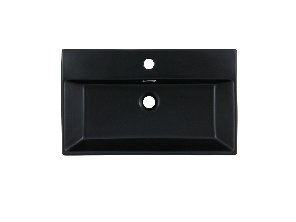 Lavabo ML-DESIGN (51 x 36 x 13 - Cerámica - Negro)