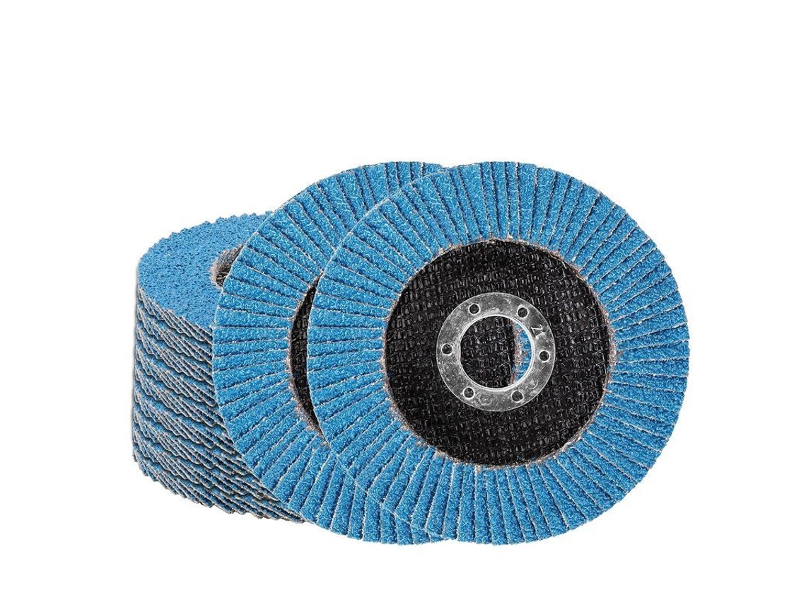 2026-discos De Lijado 10 Piezas 4.5 Pulgadas 40 Para Esmeril Angular, Abrasivos De Oxido De Aluminio Para Metal Y Madera