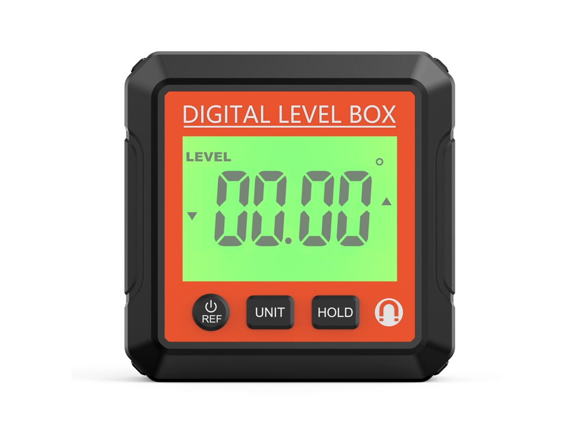 Inclinómetro Digital Con Transportador Y Base Magnética, Medidor De Nivel Lcd, Medidor De Ángulo Preciso