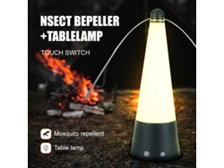 Repelente De Moscas Giratorio + Lámpara De Mesa 2 En 1, Anti-insectos Con Luz Led Táctil Para Camping Y Picnics
