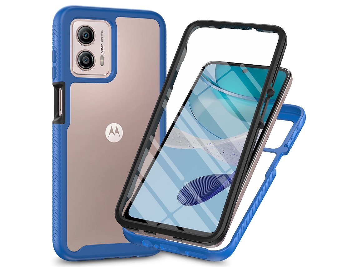Protetor De Tela Céu Estrelado Com Película Pet Integradaazul Royal - Motorola G22/e32