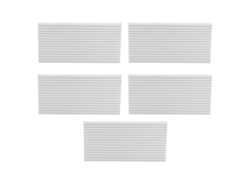 5 Disipadores De Calor De Aluminio Con Adhesivo Tq50x4x100 Para Refrigeración De Cpu