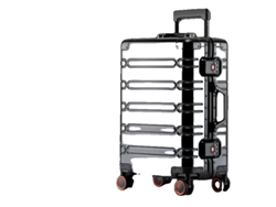 Equipaje con ruedas de 20 pulgadas, aleación de aluminio y magnesio resistente, color negro, OEM de 20 pulgadas