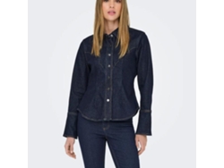 Only Camisa Perla Ls Western Blue Denim