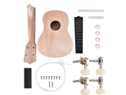 Ukelele (se puede personalizar, incluye accesorios para instrumentos musicales)