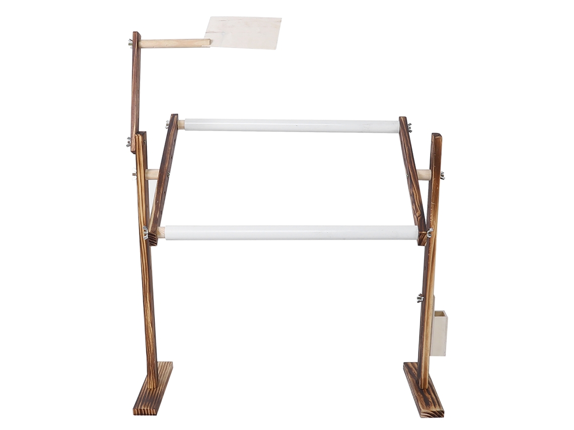 Soporte De Madera Antiguo Para Bordado, Marco Ajustable Para Punto De Cruz, Accesorio Para Costura Hecha A Mano.