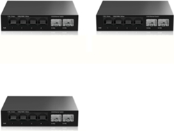 3x Switch 2, Switch De Red No Gestionado De 4 Puertos 5g, 5g Con Configuración De Ranura Sfp De 10 Gbe