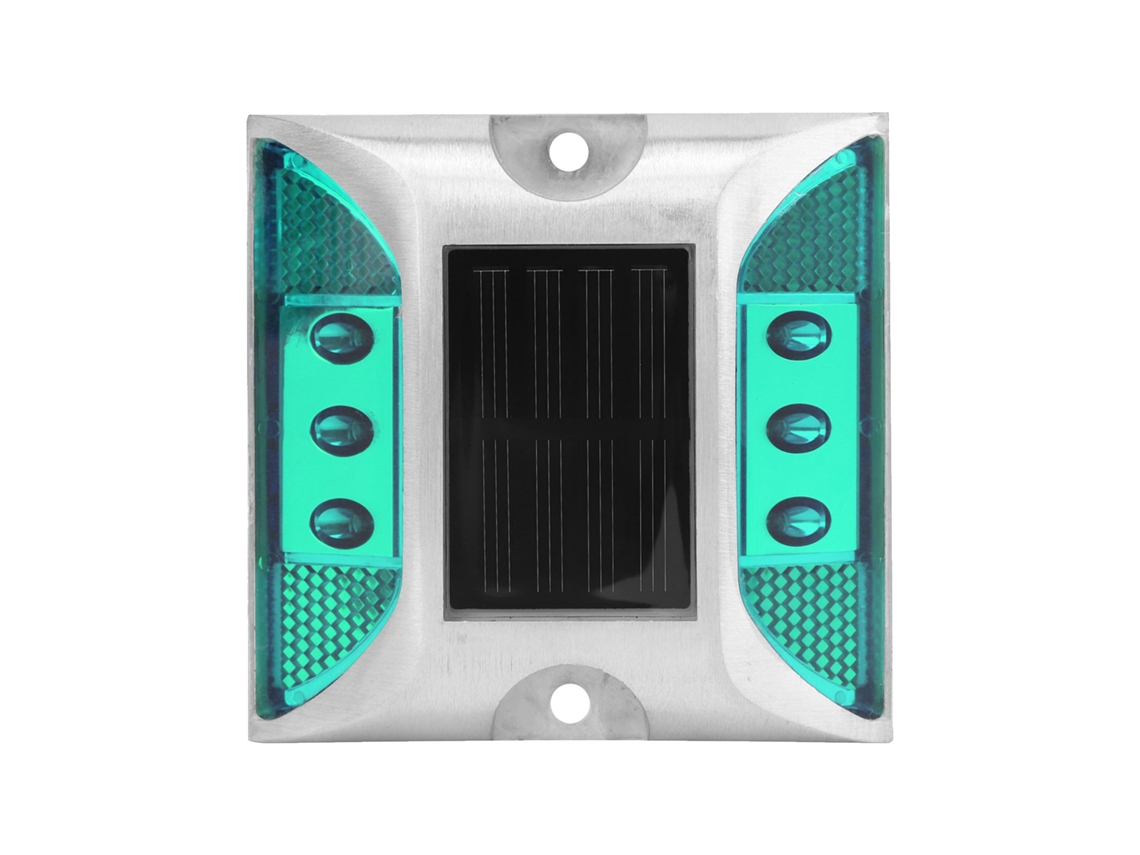 Luces solares LED impermeables para suelo (modelo 2026) para entradas de carreteras, autopistas y señalización verde.