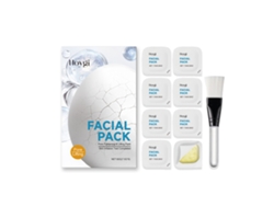 Mascarilla facial reafirmante y rejuvenecedora. Mascarilla hidratante y limpiadora con aloe y extracto de Asiaticum.