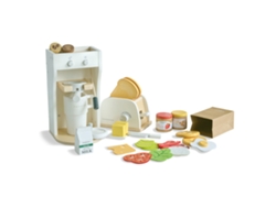 Set de desayuno saludable para llevar Teamson Kids (blanco / 27 accesorios)