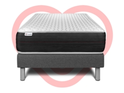 Conjunto Muelles Vital 120 X 200 Cm Kit Somier Gris
