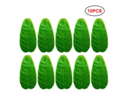10 Hojas De Plátano Artificiales Decorativas Grandes, Hojas Tropicales Para Fiestas