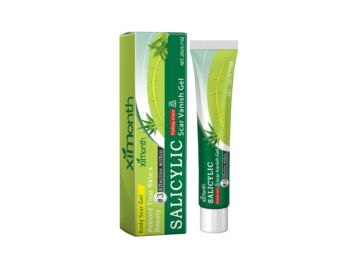 Gel Scar Vanish para atenuar las marcas de acné y suavizar las cicatrices, reparador de la piel con aloe y ácido hialurónico, 20 g
