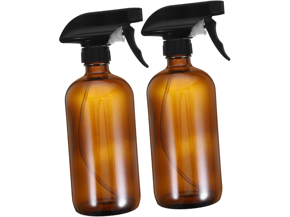 Conjunto De 2 Frascos De Vidro Reutilizáveis Para Pulverização E Jardinagem