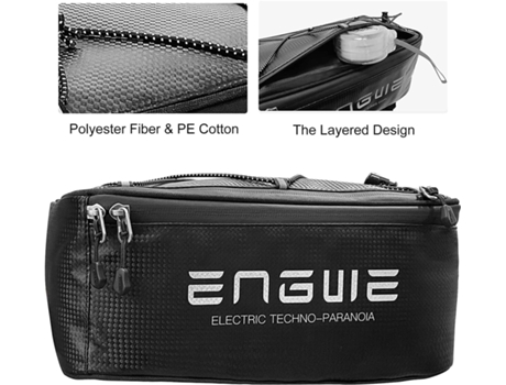 Bolsa para bicicleta de 7L, bolsa portaequipaje impermeable, bolsa para bicicleta, bolsa de herramientas para bicicleta eléctrica ENGWE