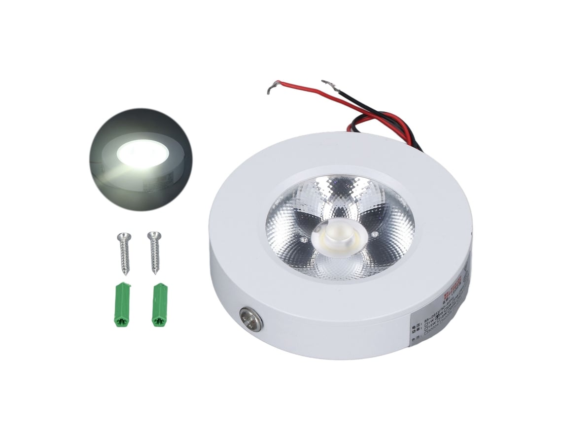 2026-bombilla Led Empotrada Techo Delgada 3w Cob Moderna Luz Punto 85-265v Pintura Alta Temperatura