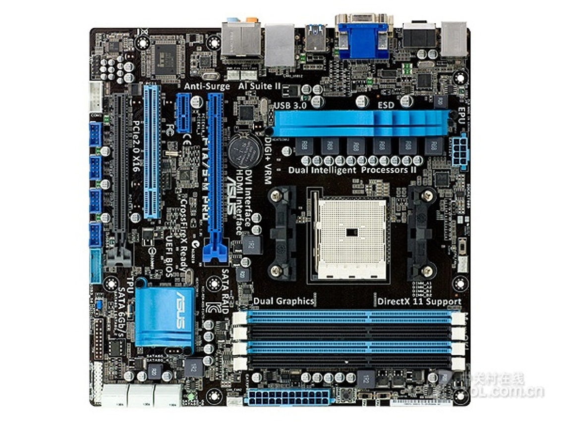 Placa Base Asus F1a75-m Pro(socket Fm1 - Amd A75 - Ddr3 - Micro Atx)