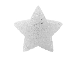 Lámpara De Mano Con Forma Estrella, Acrílico, Alimentada Por Pilas, Luz Suave, Ideal Para Conciertos