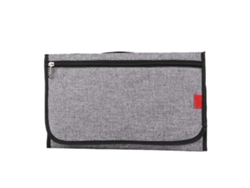 Cambiador Portátil Multifuncional Para Bebés - Alfombrilla De Viaje - Gris