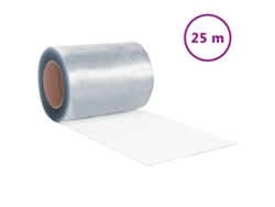 Maison Exclusive - Rollo De Cortina De Tiras Pvc 2,6mm X 300mm 25 M