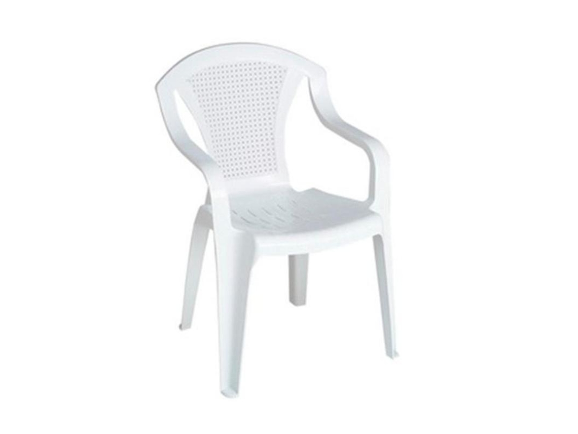 Sillon resina rejilla 8106 blanco