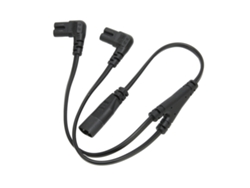 Cable Divisor De Alimentación Iec320 C8 Macho A 2 C7 Hembra, 1 Entrada, 2 Salidas, 250 V