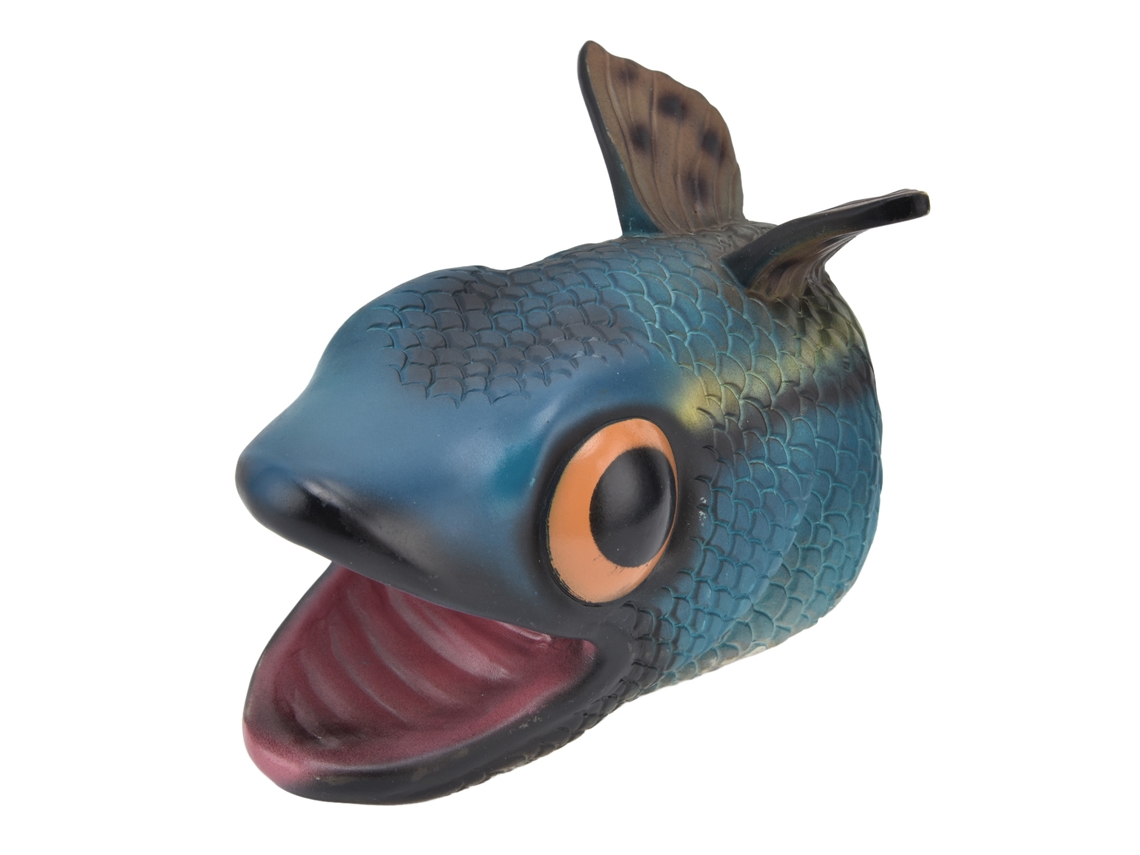 Fantoche De Mão De Peixe Vinil Macio Lifelike Flexível Interativo Brinquedo Animal Marinho 3+ Anos