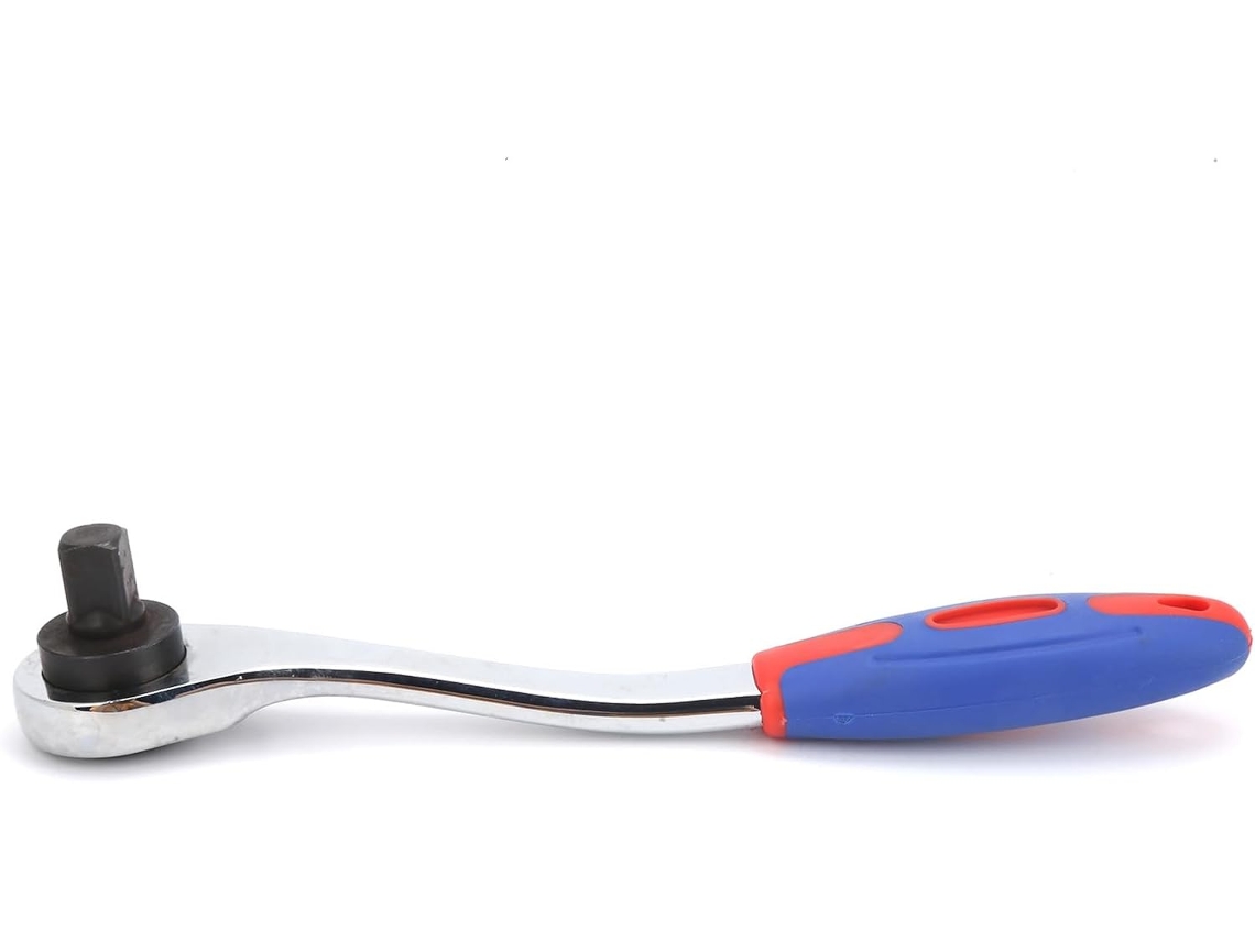 Llave De Carraca, Llave De Vaso De Acero Cromo-vanadio Macizo Para Electricistas Y Mecánicos.
