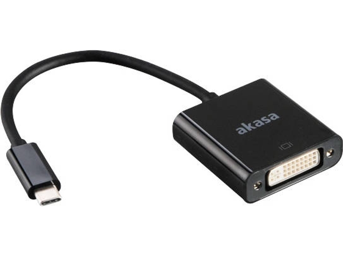 Cable de Datos AKASA (DVI - Negro)
