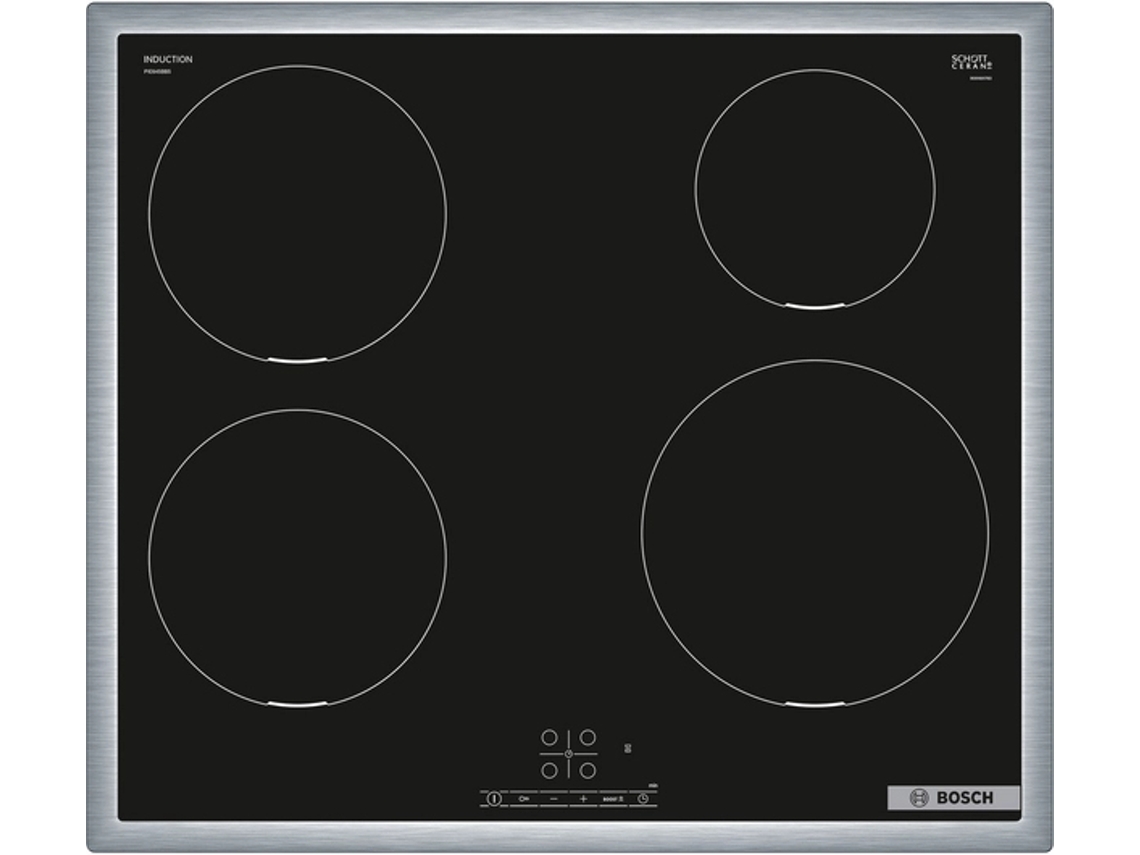Serie 4 PIE645BB5E hobs Negro Integrado 60 cm Con placa de inducción 4 zona(s) BOSCH