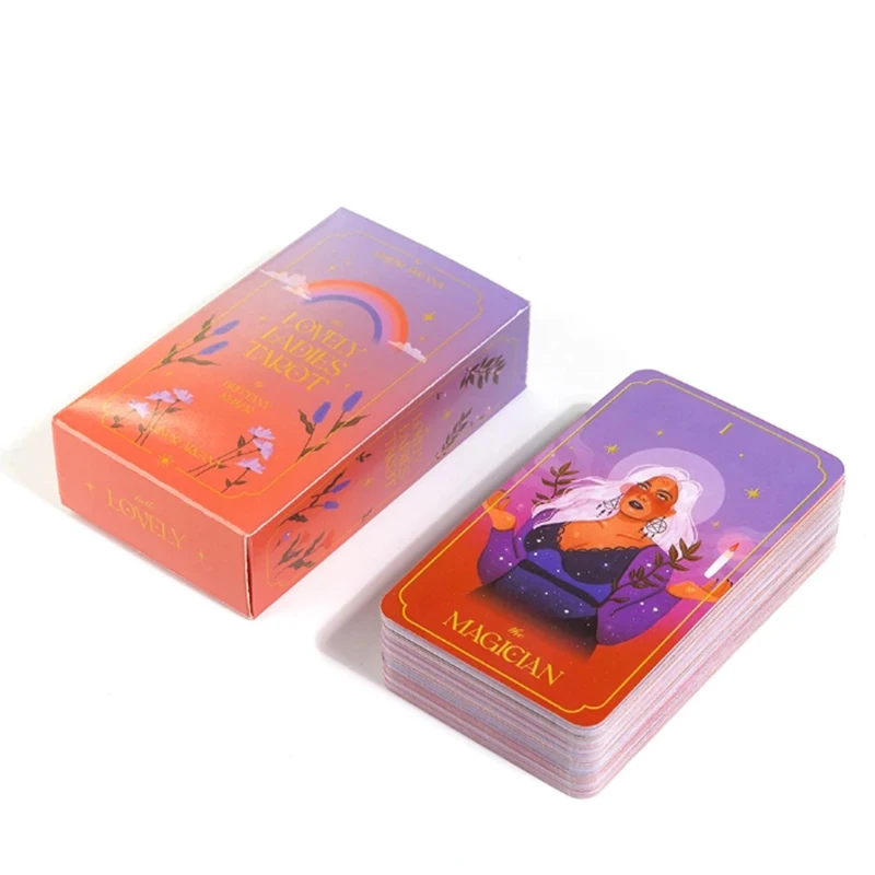 Tarot Da Bela Dama - Cartas Oráculo De 78 Cartas (versão Em Inglês) - Tabuleiro De Jogo De Adivinhação Por Ilusão