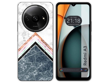 Funda para Xiaomi Redmi A3 TUMUNDOSMARTPHONE Silicona Multicolor