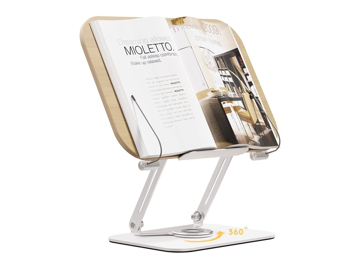 Estantería Ajustable Y Plegable Con Base Giratoria De 360 ​​Grados. NICECEE