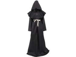 Abrigo Medieval Con Capucha Para Hombre, Disfraz De Monje, Túnica Renacentista Para Halloween Y Cosplay.
