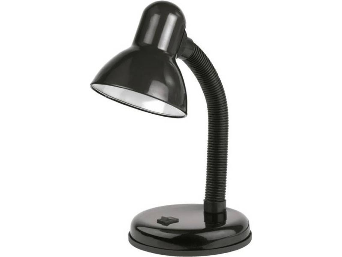 Lámpara de Mesa FABRILAMP Yodo (Negro - Metal - 30x14 cm)