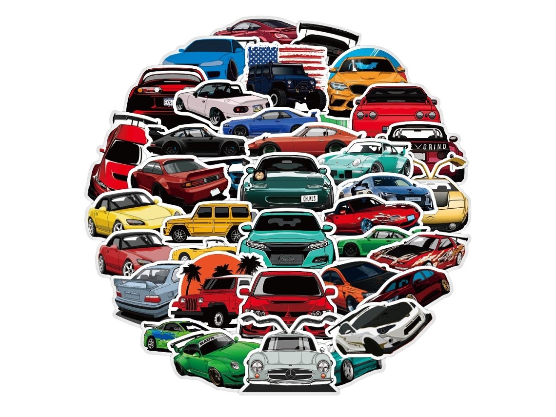 Paquete De Pegatinas Para Coche*