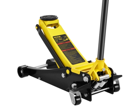 VEVOR floor jack, 2.5 ton piso bajo perfil jack, bomba de elevación rápida de doble pistón, rango de elevación de piso jack 88mm-495mm