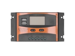 Controlador De Carga Solar Pwm Ip32 De 12v/24v Y 60a Con Pantalla Digital Y Puertos Usb.