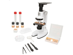 Set microscopio de juguete c/luz LED y soporte para móvil SMART THEORY
