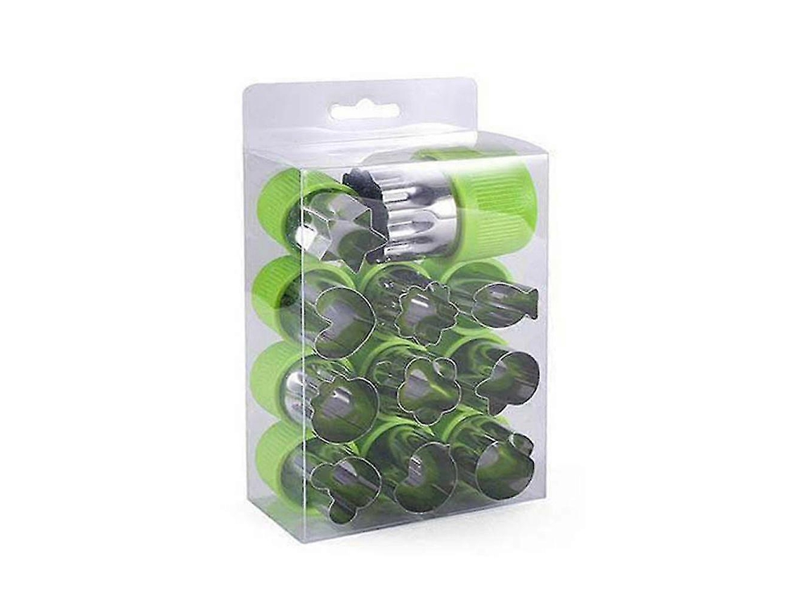 Molde para cortar frutas y verduras de acero inoxidable (12 unidades) Everley891