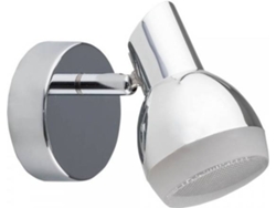 Lámpara de Pared FABRILAMP Rui (Plateado - LED - 5 W - Metal)