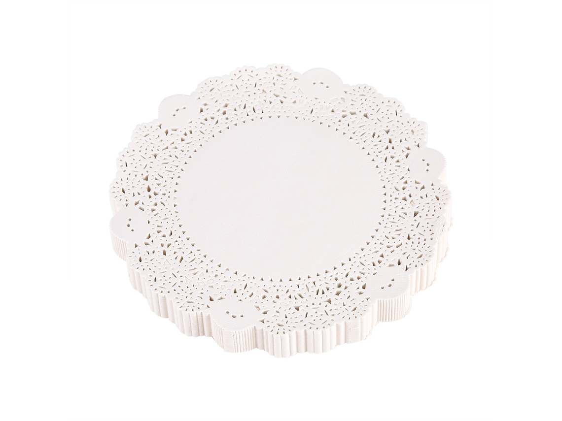 KOFIHETY 180 Piezas de Forros Decorativos de Papel para Tarta, Decoración de Bodas y Fiestas, 27 cm