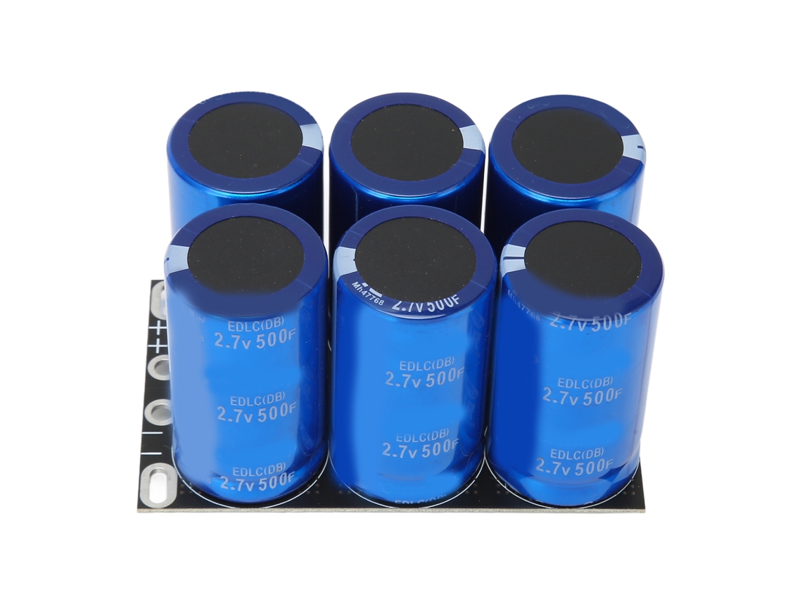 Módulo De Capacitor Retificador Automotivo 16v 83f 6pçs 2.7v 500f Descarga Alta Corrente