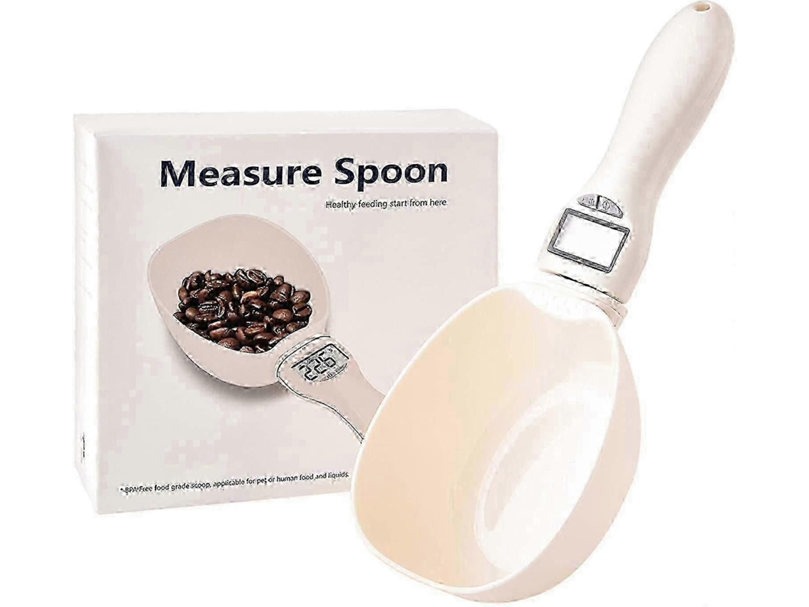 Cuchara medidora digital grande Xceedez, medición electrónica con pantalla LCD de hasta 800 g, precisión para alimentos y cocina GOKOCO