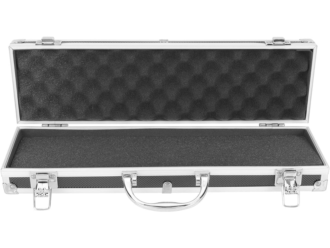 Caja de herramientas Topbathy Healeved en aleación de aluminio duradera con cierre fácil, estuche multifuncional.