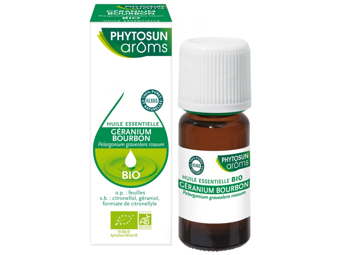 Geranio Bourbon Pelargonium Graveolens Roseum Bio 10 Ml PHYTOSUN ARÔMS
