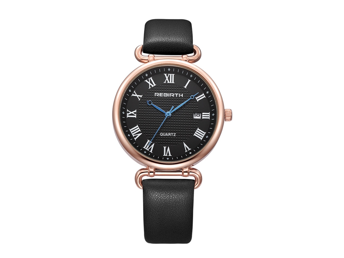 Reloj De Pulsera De Cuarzo Para Mujer Con Correa De Pu, Estilo Moderno, Rosa, Negro, Azul, Rojo.