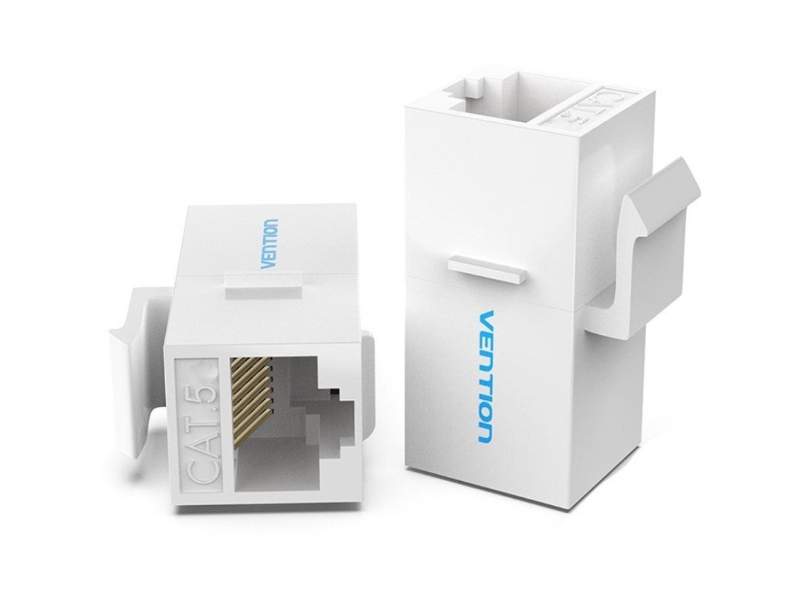 Adaptador Conector Rj45 Vdd-B07-W Cat5 Utp/ Rj45 Hembra Rj45 Hembra/ Blanco VENTION