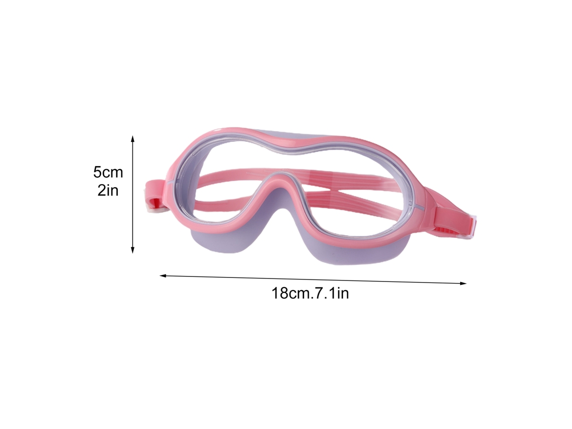 Gafas de natación para adultos, talla grande, resistentes al agua.