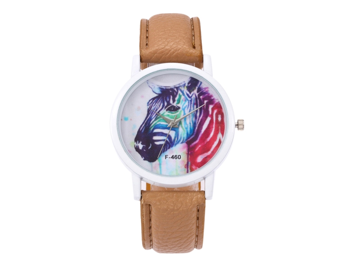 Reloj De Mujer De Cuarzo Moda Estudiante Zhoulianfa F-460a Beige